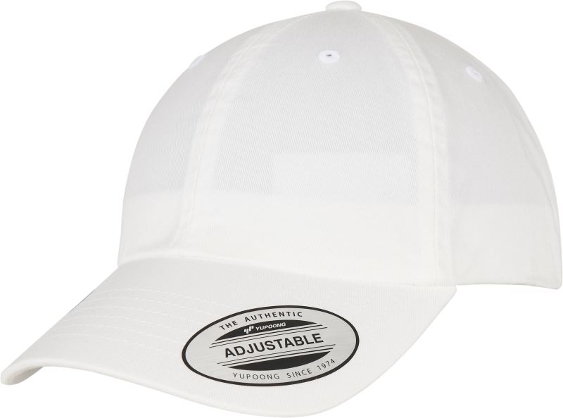 Levně 6 panelová kšiltovka "Ecowash" - white