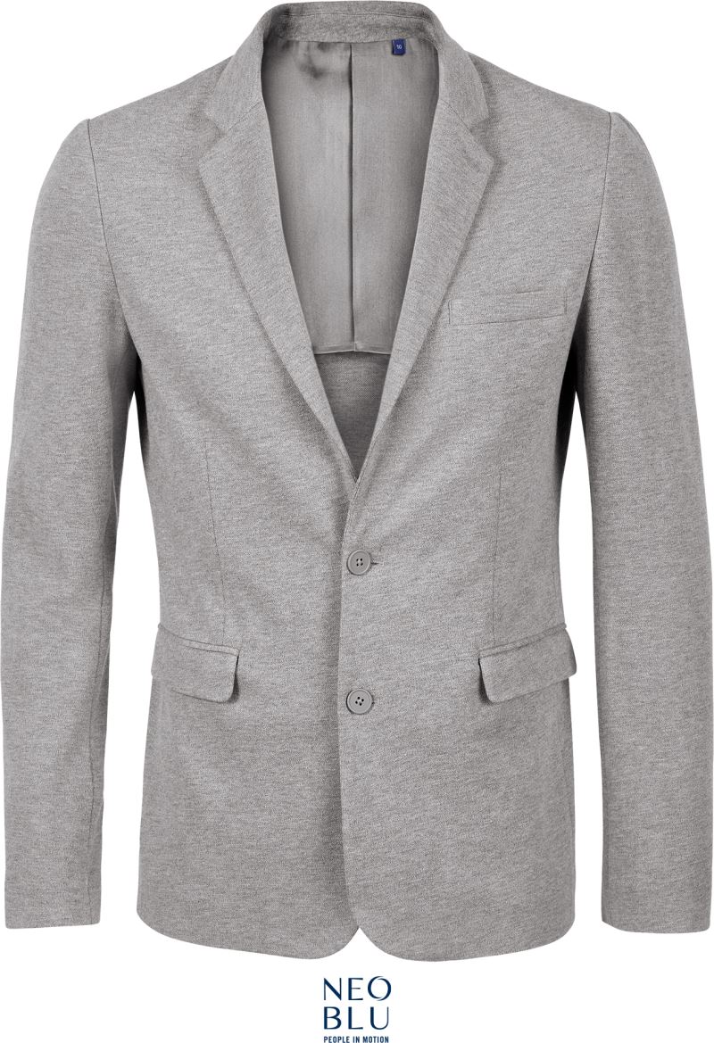 Levně Pánský piqué blejzr - grey melange