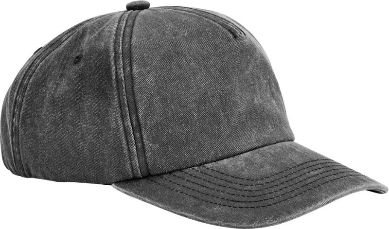 Levně 5 panelová vintage kšiltovka "Relaxed" - vintage black