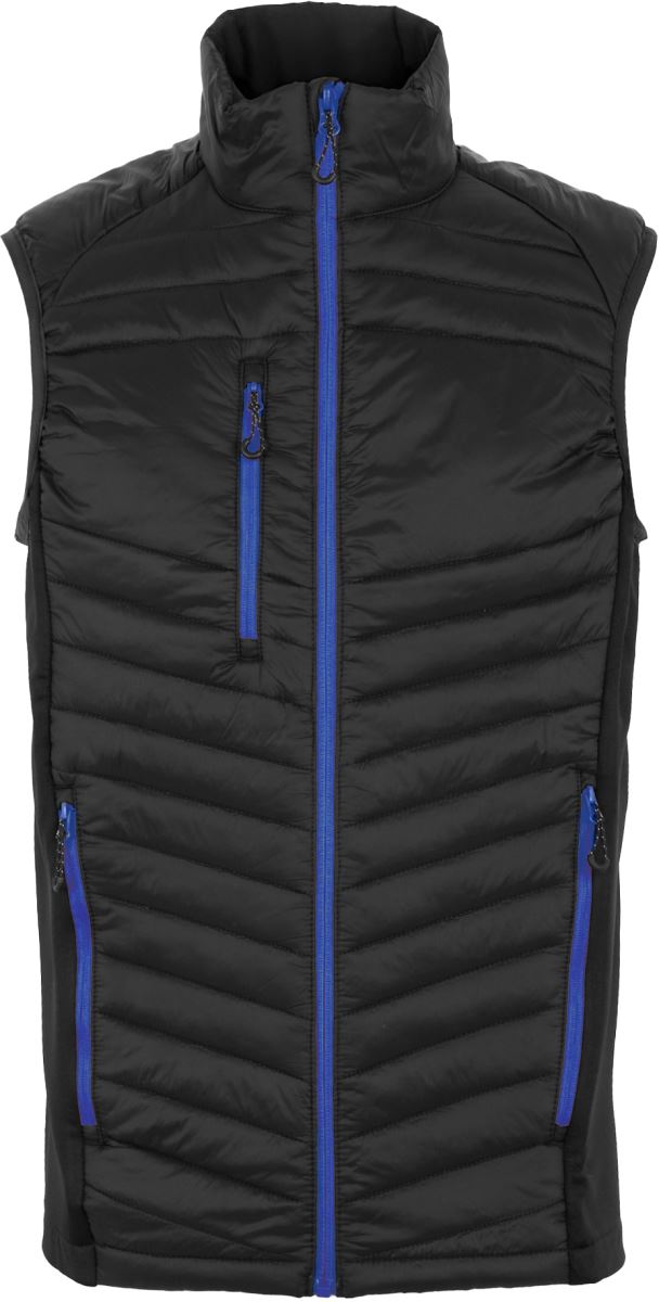 Levně Hybridní vesta "Navigate" - black/new royal