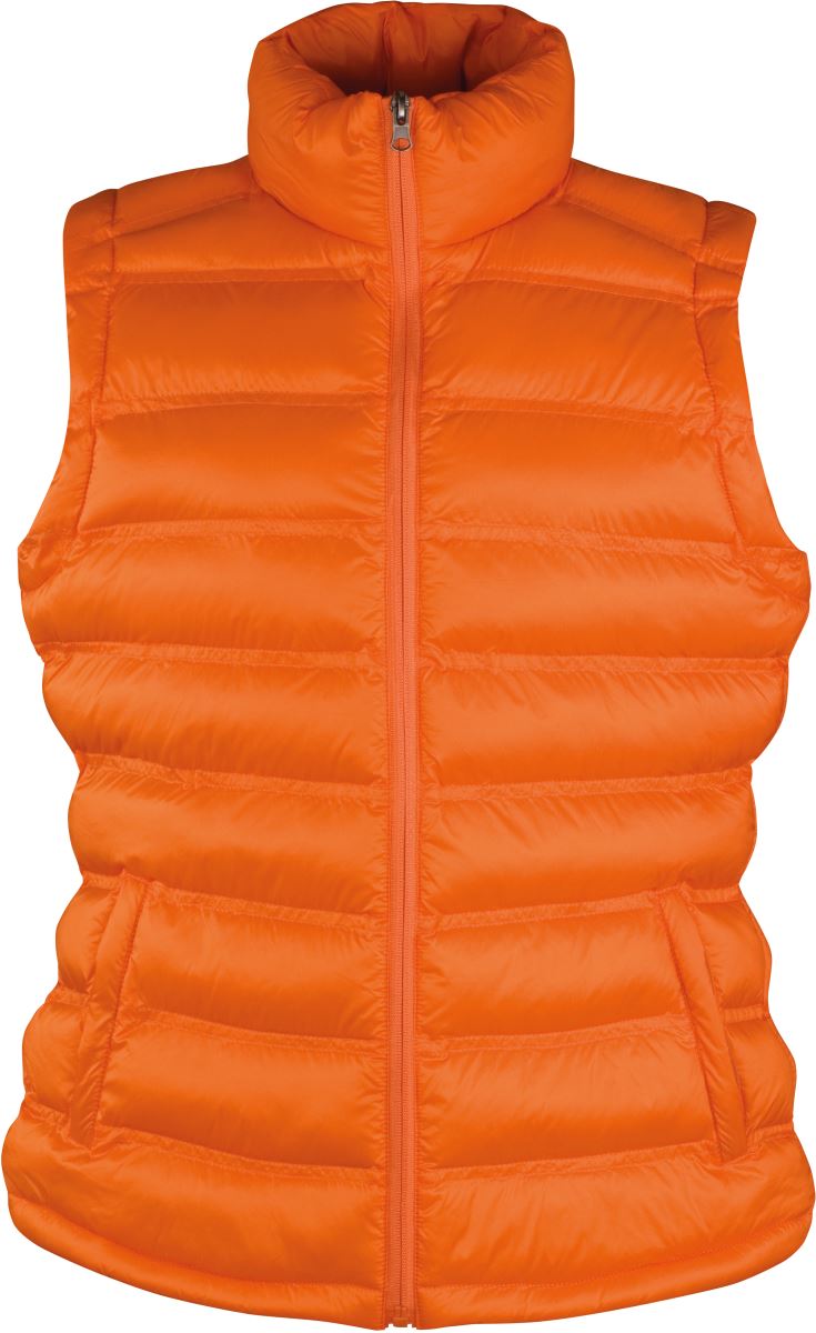 Levně Polstrovaná dámská vesta "IceBird" - orange