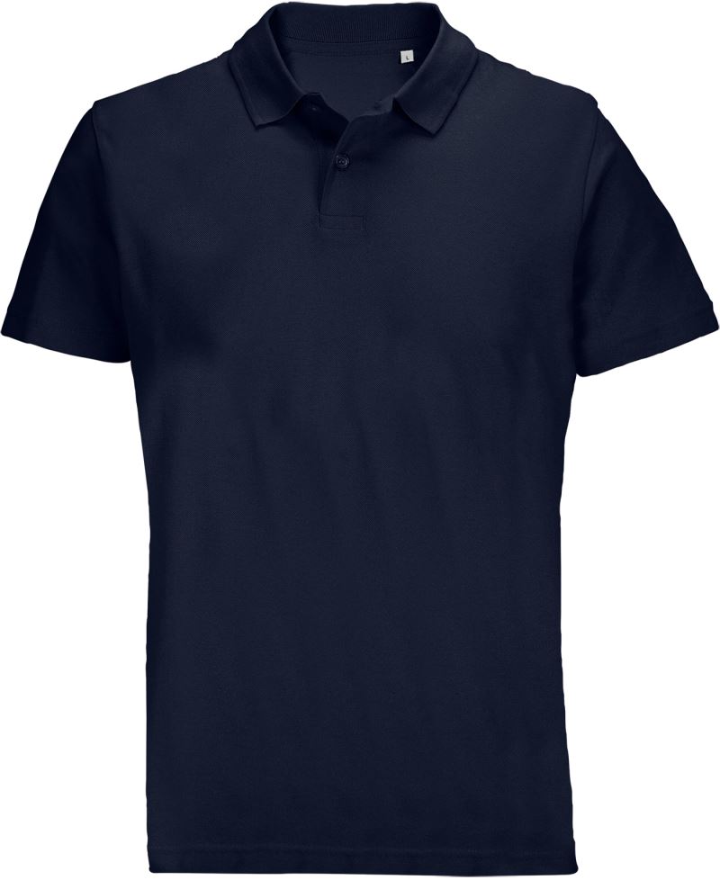 Levně Unisex piqué polo - french navy