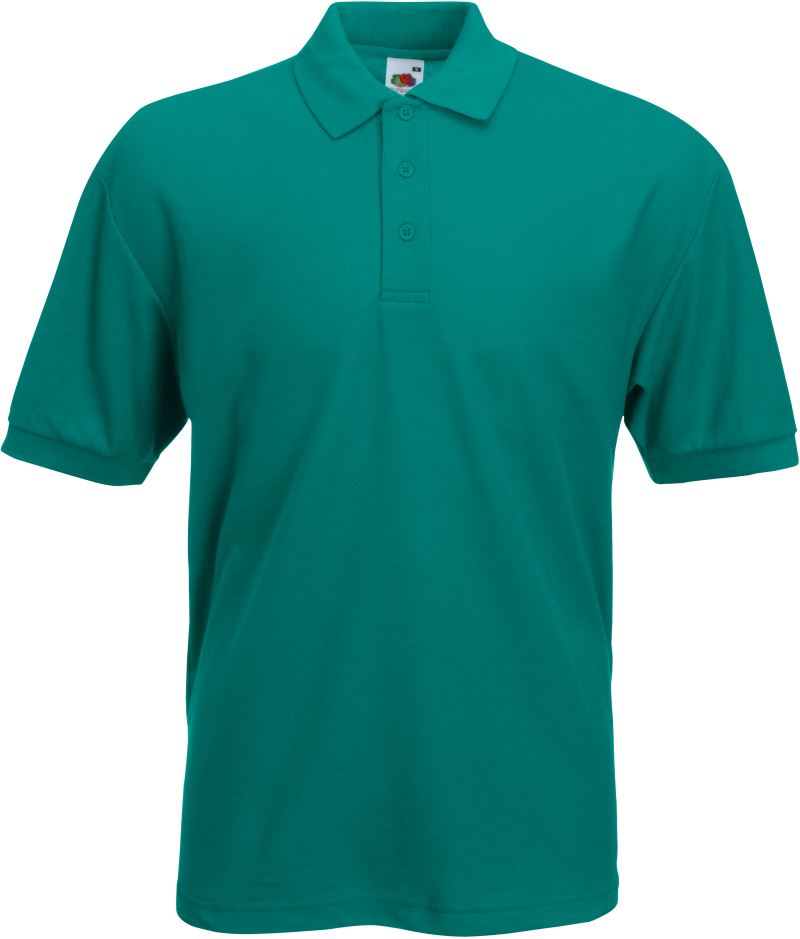Levně Piqué polo - emerald