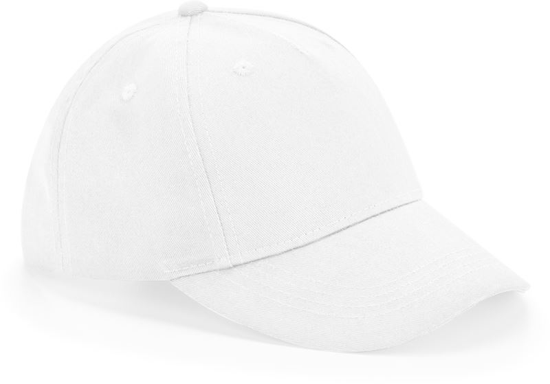 Levně 5 panelová kšiltovka "Junior" - white