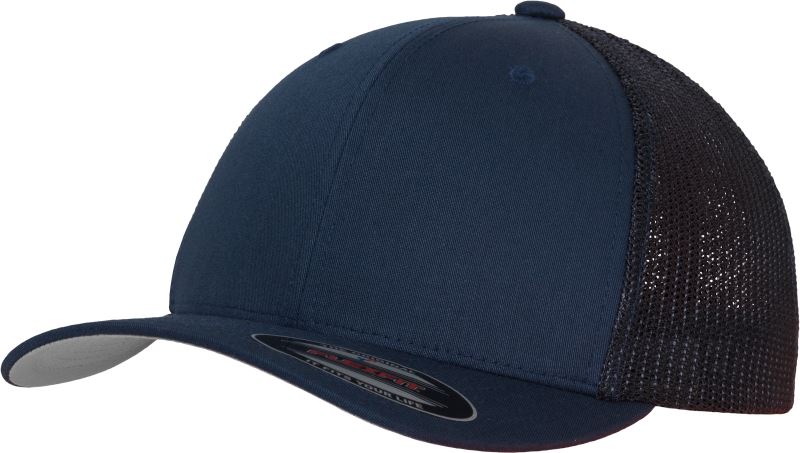 Levně 6 panelová Trucker kšiltovka "Mesh" - navy
