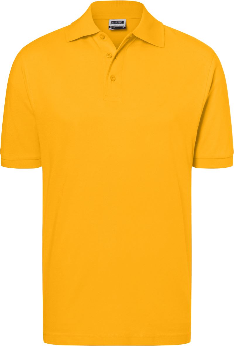Levně Piqué polo - gold yellow