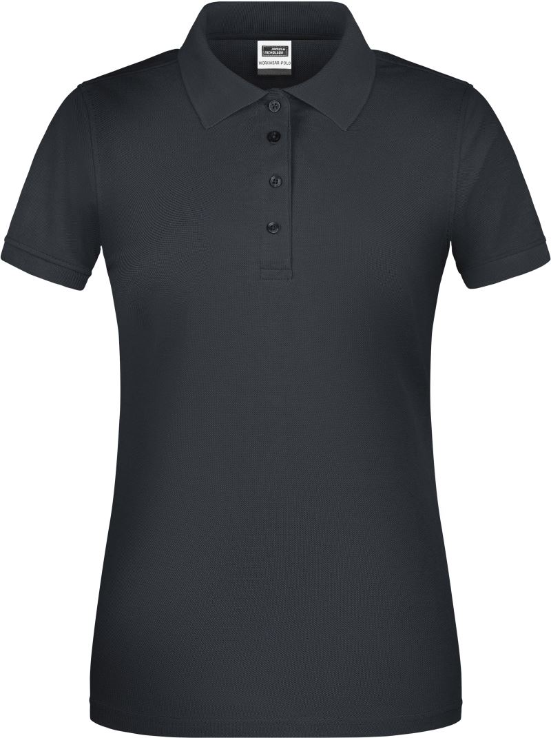 Levně Dámské pracovní bio piqué polo - carbon