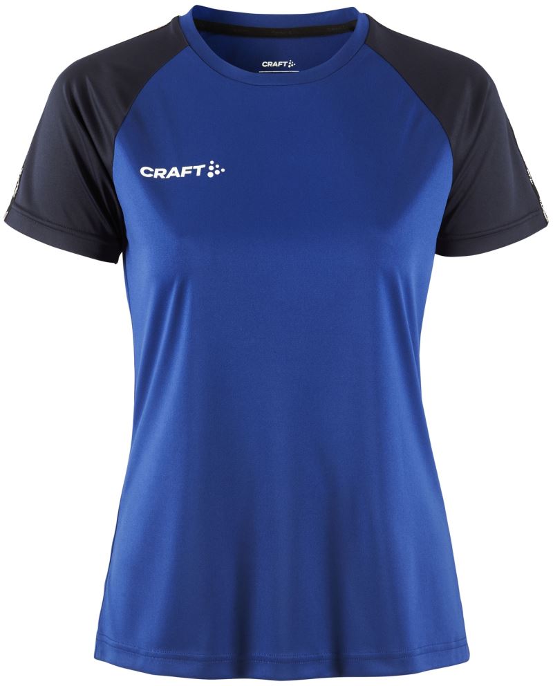 Levně Dámské kontrastní sportovní tričko - club cobolt/navy