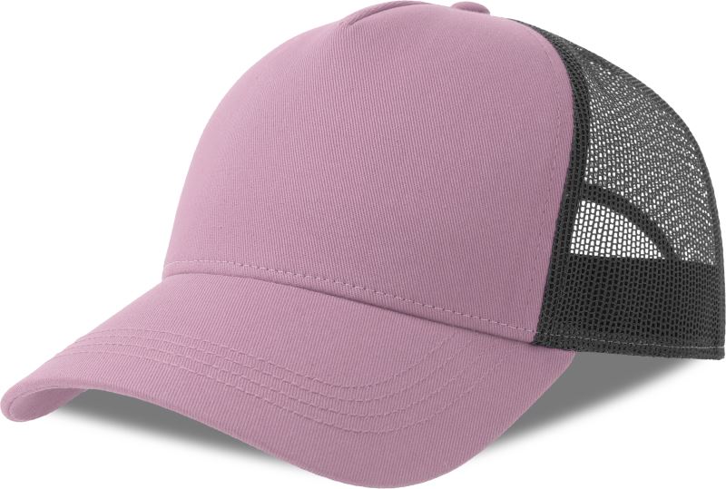 Levně 5 panelová Trucker kšiltovka - lilac/black