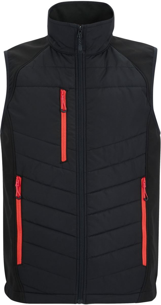 Levně Hybridní vesta "Pro Universal" - black/classic red
