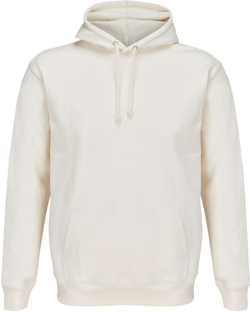 Levně Unisex mikina s kapucí - off white