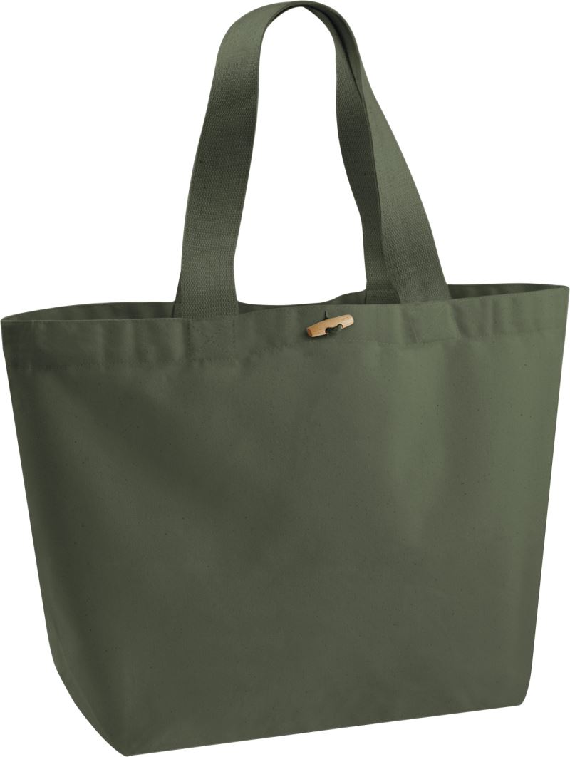 XL taška z bio bavlny EarthAware™ - olive green