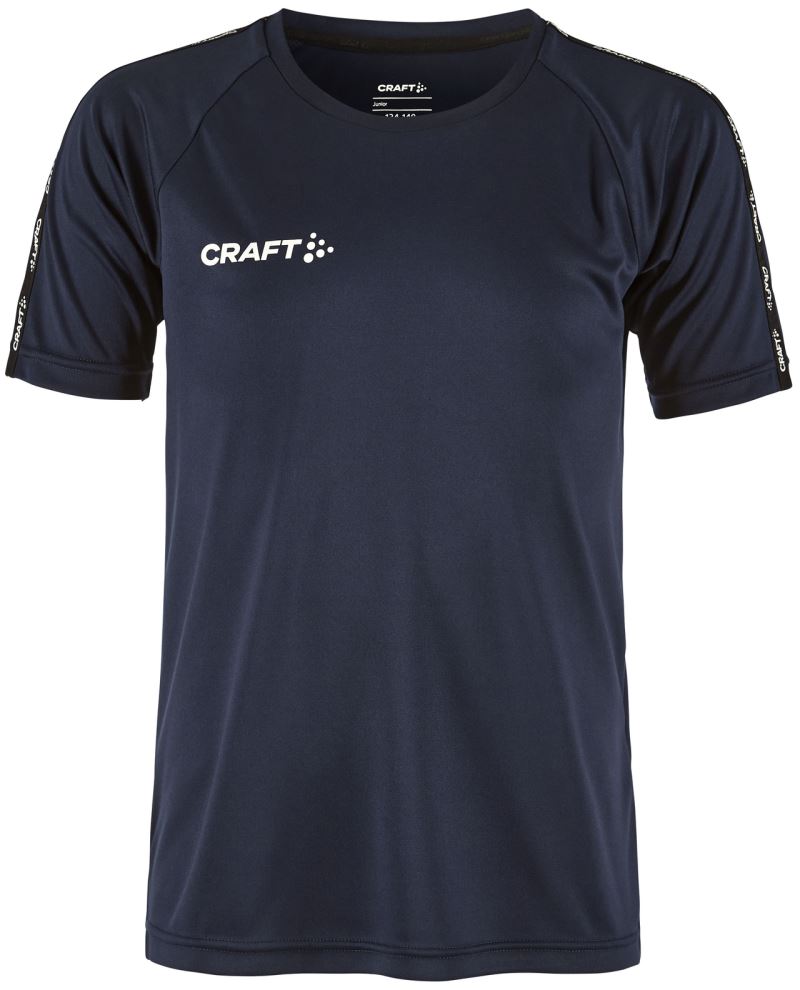 Levně Dětské kontrastní sportovní tričko - navy