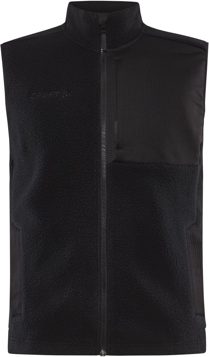 Levně Pánská fleecová vesta Sherpa - black