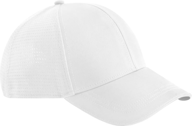 Levně 6 panelová klubová kšiltovka - white