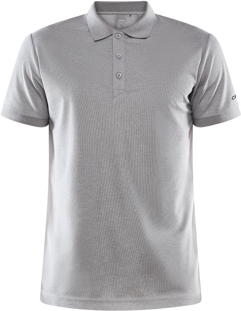 Levně Pánské sportovní polo - grey melange