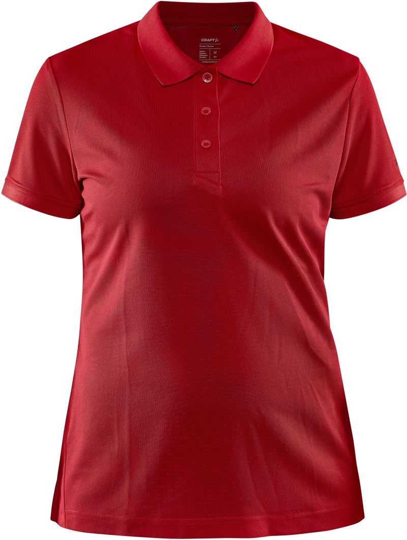 Levně Dámské sportovní polo - bright red