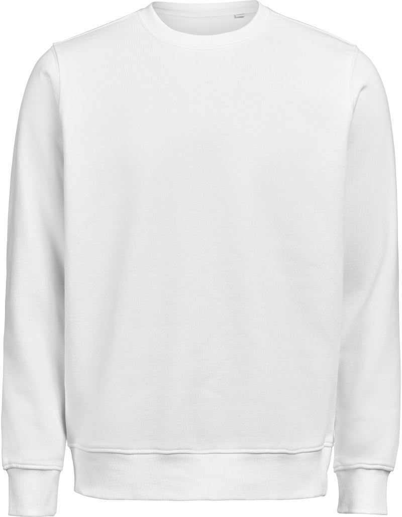Levně Těžká unisex mikina - white