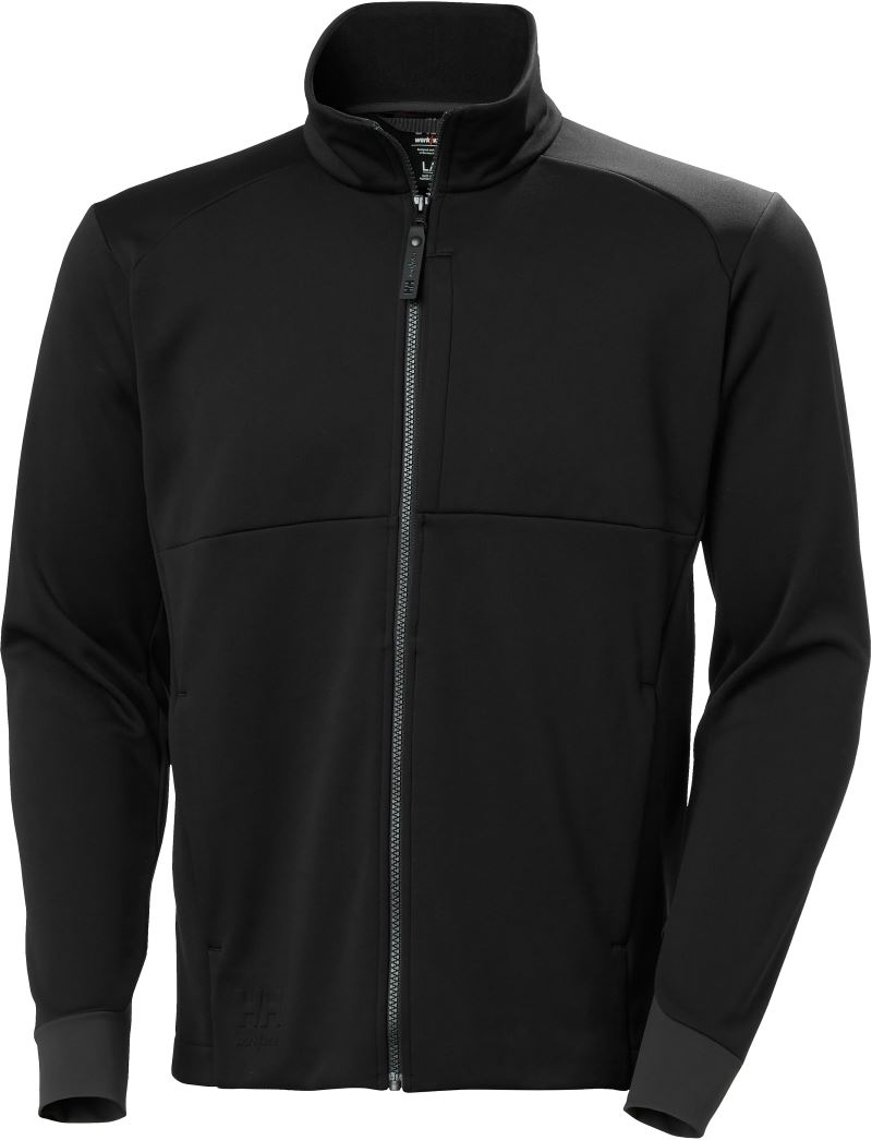 Levně Fleecová pracovní bunda "Tech Midlayer" - black