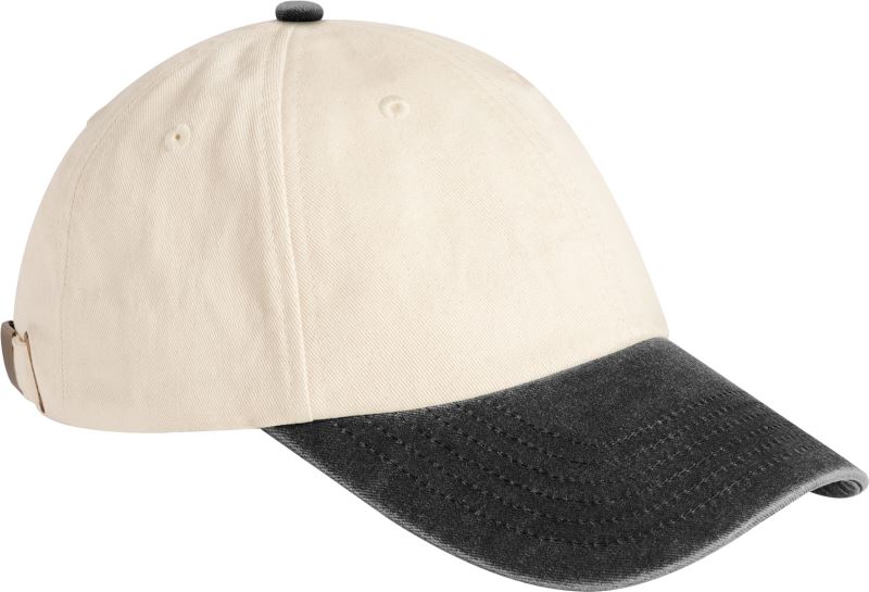 Levně 6 panel nízký profil v kontrastní barvě - natural/vintage black