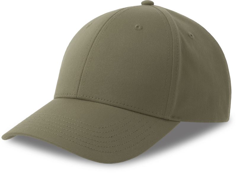 Levně 6 panelová baseballová kšiltovka - olive