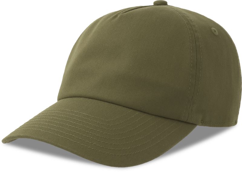 5 panelová baseballová kšiltovka - olive