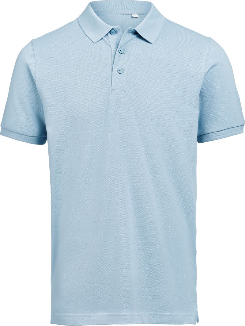 Levně Unisex piqué polo z těžké bavlny - fog