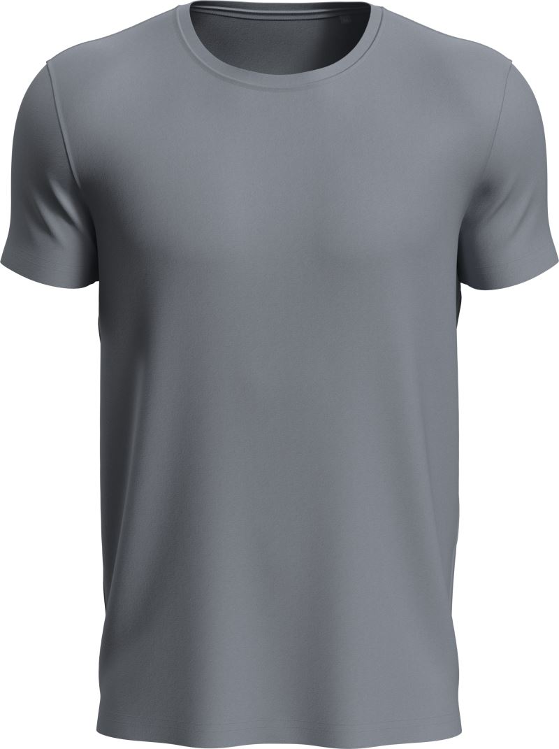 Levně Pánské sportovní tričko Interlock - silver grey