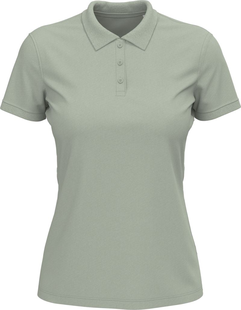Levně Dámské piqué polo "Lux" - soft grey