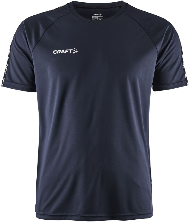 Levně Pánské kontrastní sportovní tričko - navy