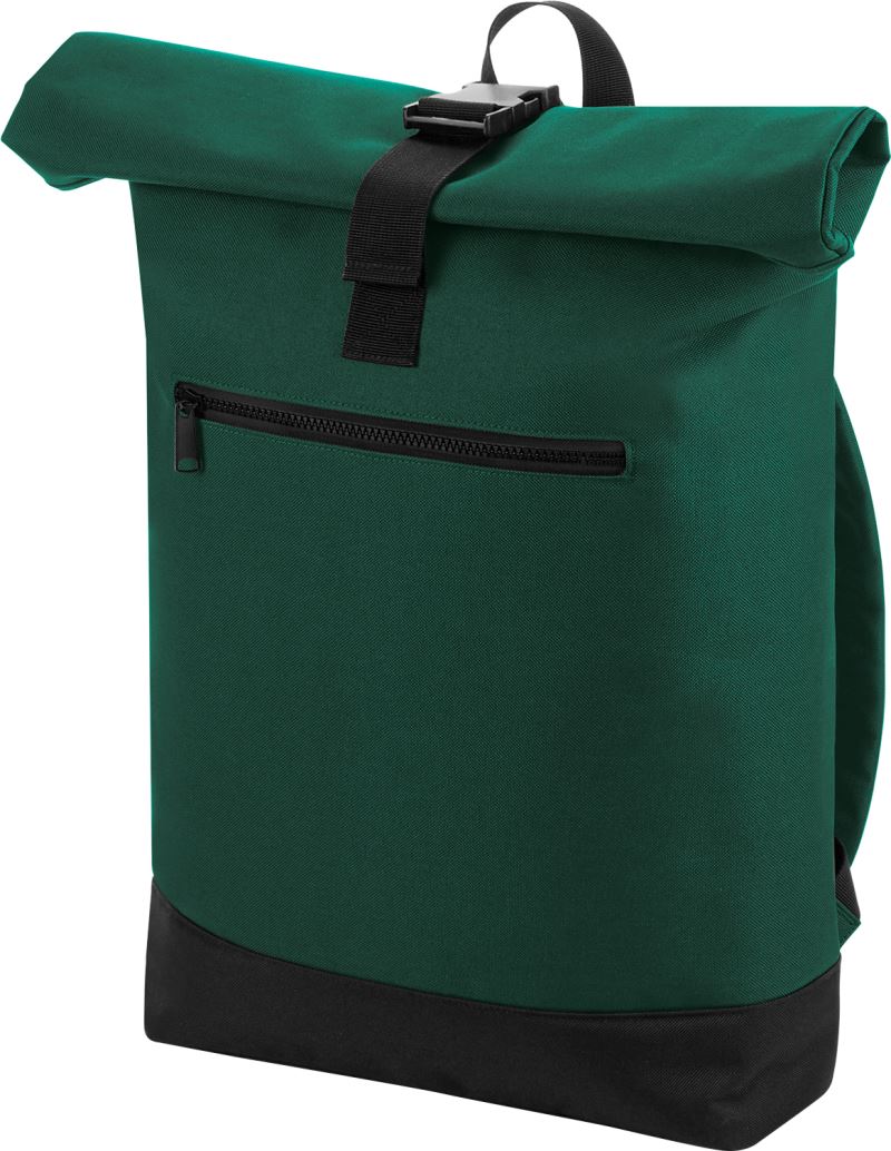 Levně Batoh "Roll-Top" - bottle green