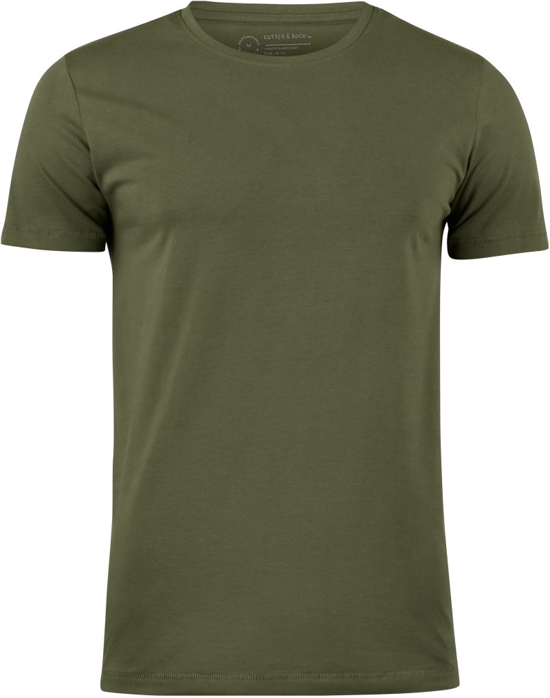 Levně Pánské elastické tričko - ivy green