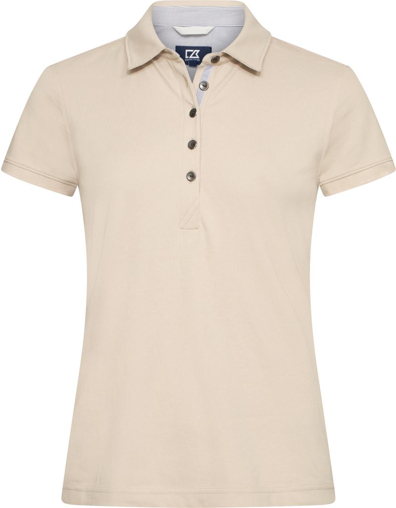 Levně Dámské piqué polo "Advantage Premium" - beige