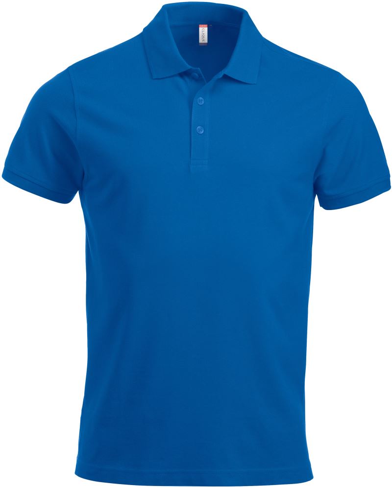 Levně Pánské piqué polo z těžké bavlny - royal blue