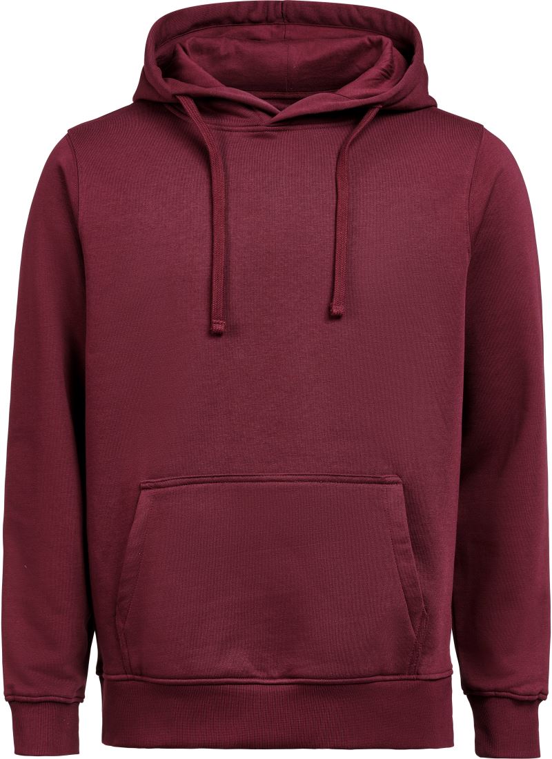 Levně Unisex mikina s kapucí - prune