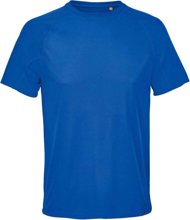 Levně Pánské raglánové sportovní tričko - royal blue