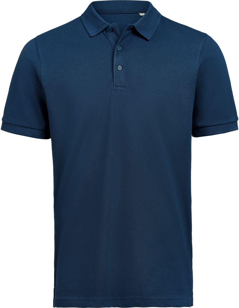 Levně Unisex piqué polo z těžké bavlny - navy