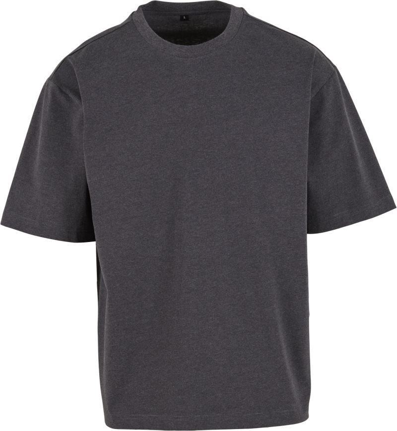 Levně Pánské těžké tričko "Loose Fit" - charcoal