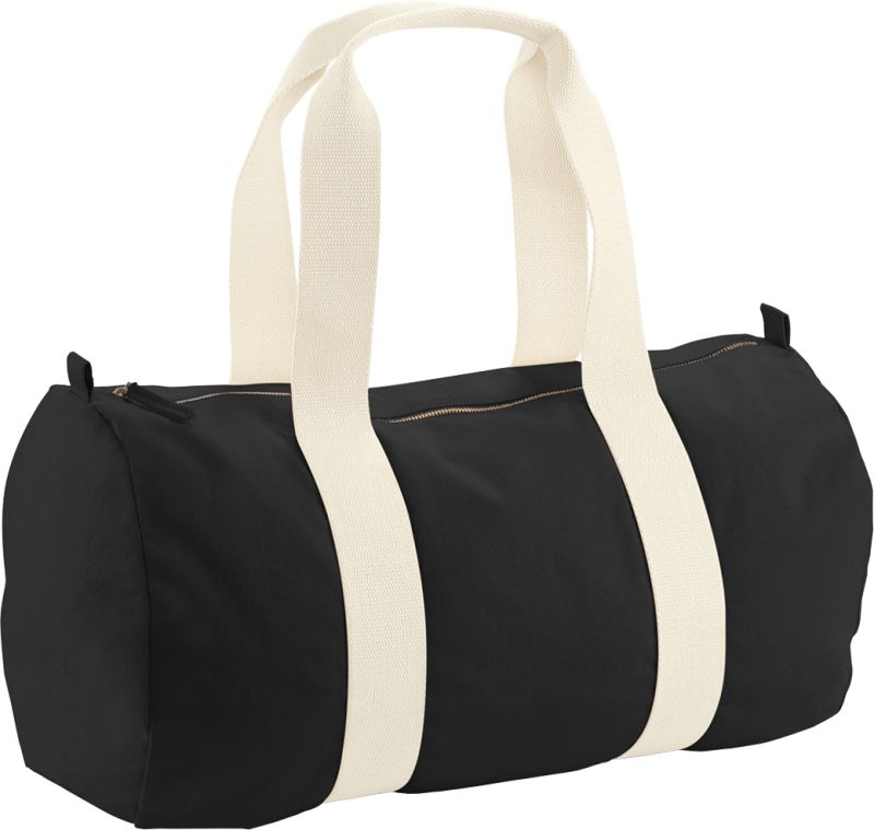 Kulatá sportovní taška EarthAware® - black