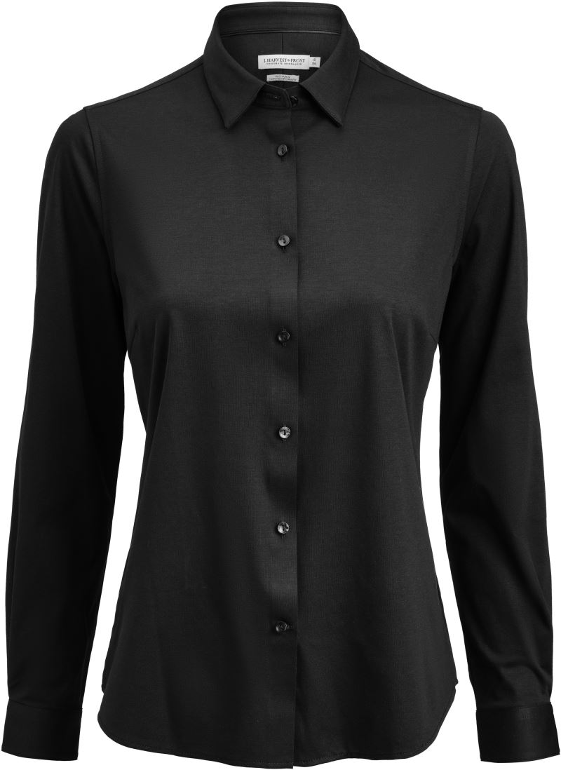 Levně Halenka Interlock s dlouhým rukávem - black