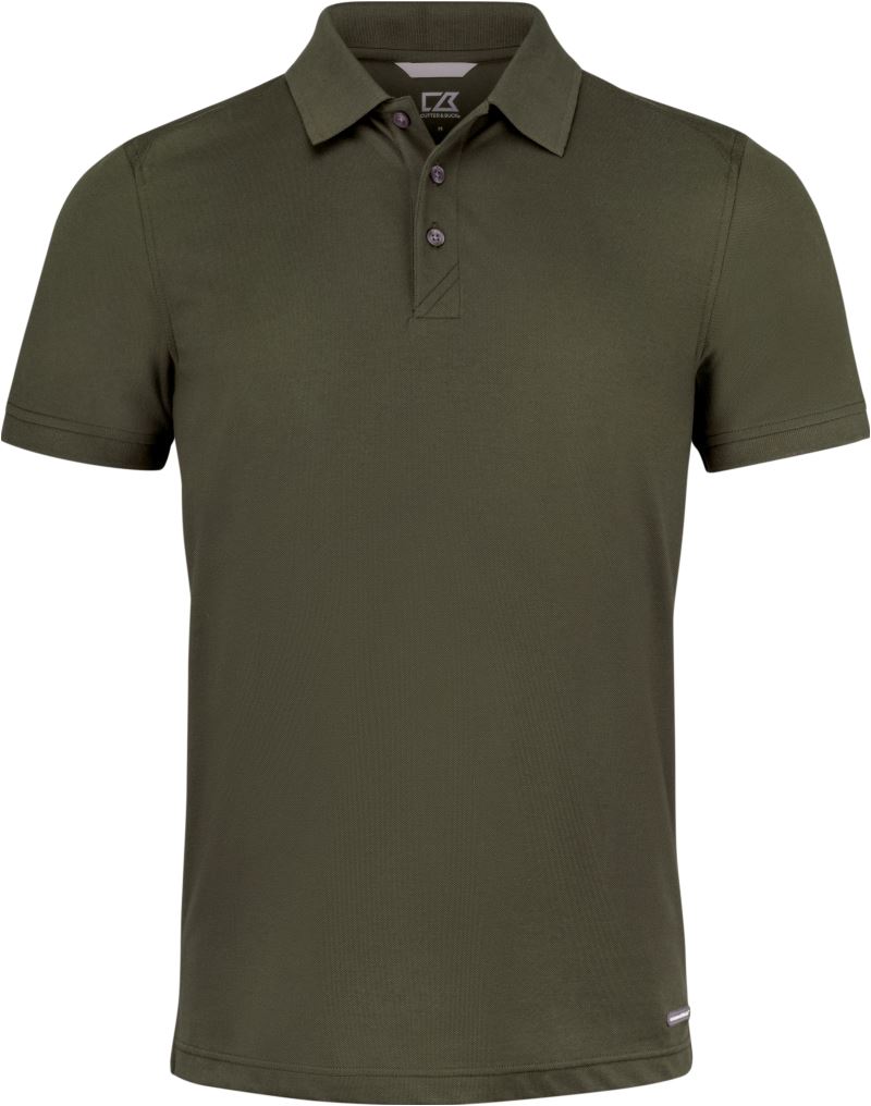 Levně Pánské piqué polo - ivy green