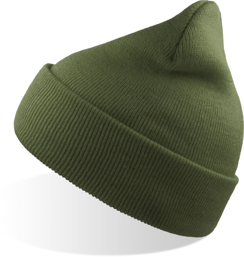 Levně Pletená čepice - moss