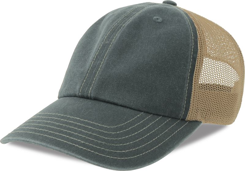 Levně 6 panelová kšiltovka Vintage Trucker - navy/khaki