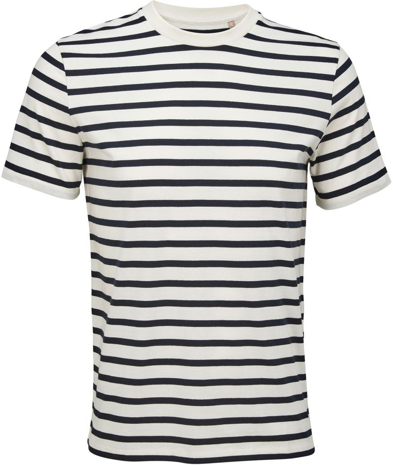 Levně Unisex bio IC tričko - off white/navy