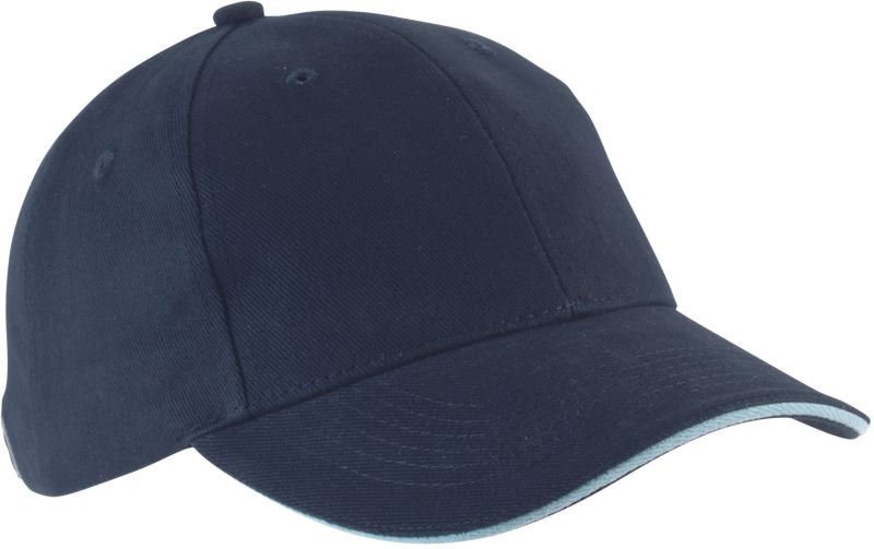 Levně 6 Panelová sandwich kšiltovka "Orlando" - navy/sky blue