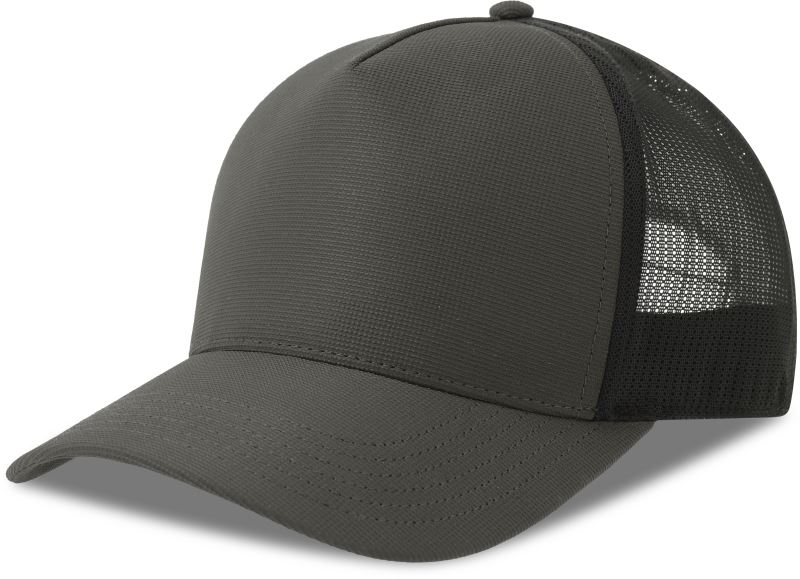 Levně 5 panelová Trucker kšiltovka - dark grey/black