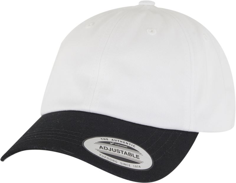 Levně 6 panelová kšiltovka "2-Toned" - white/black
