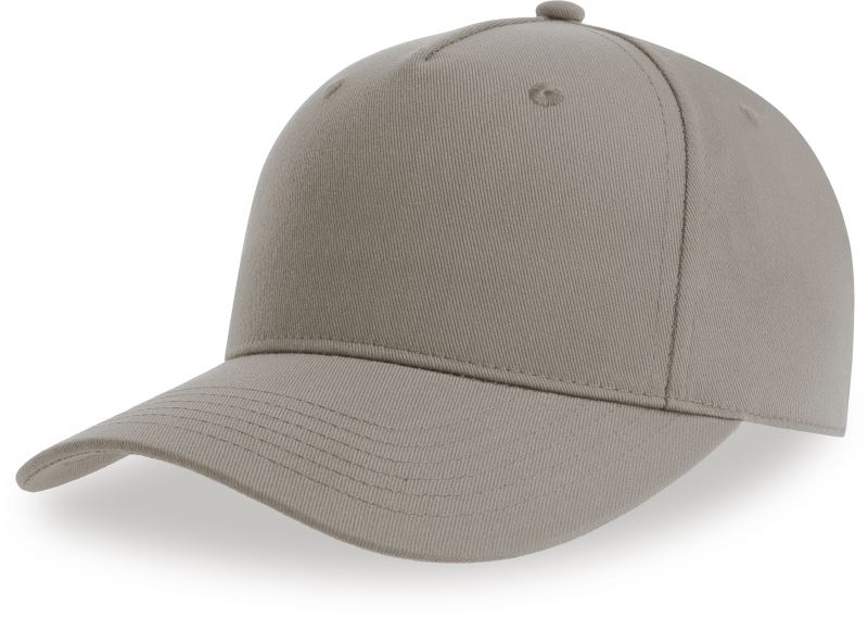 5 panelová baseballová kšiltovka - grey