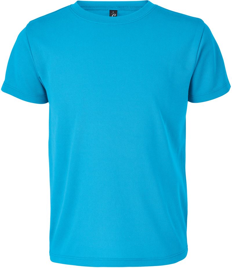 Levně Dětské piqué sportovní tričko - aqua