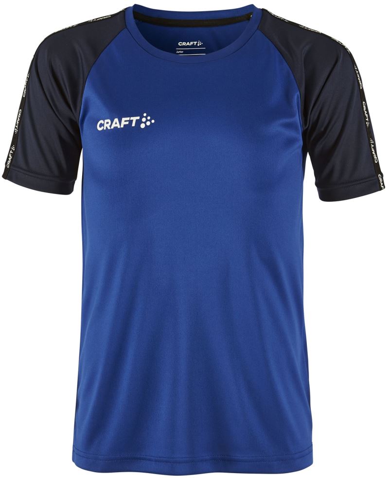 Levně Dětské kontrastní sportovní tričko - club cobolt/navy